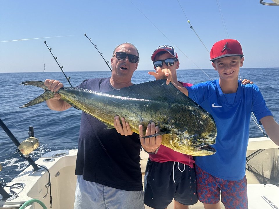 Pesca al curricán en Marbella: dorado (mahi mahi), atún y bonito